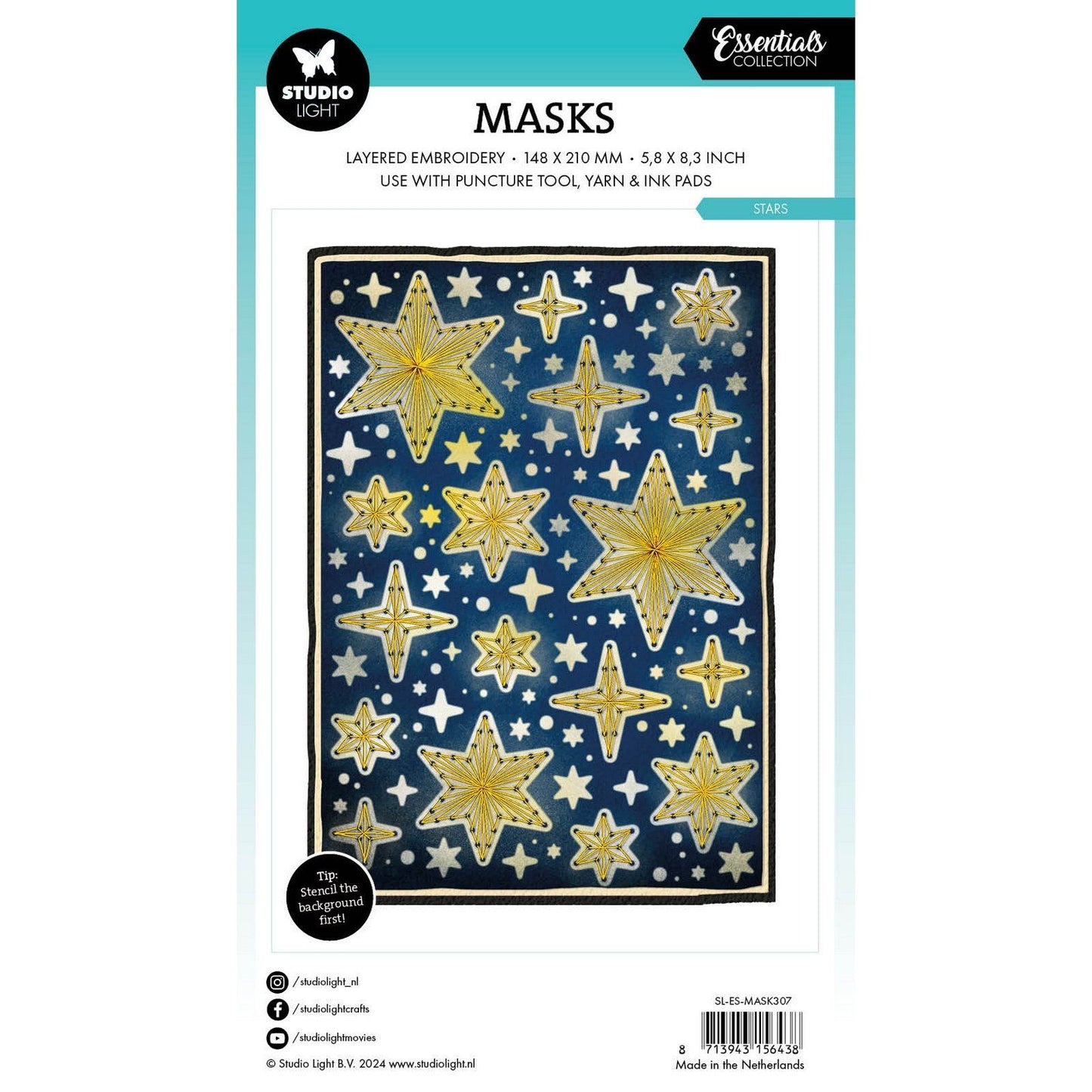 Studio light • essentials puncture tool mask stars