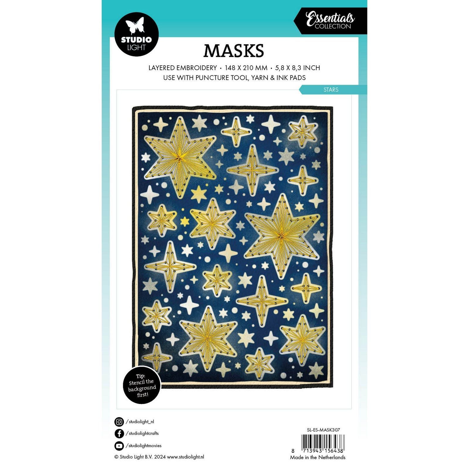 Studio light • essentials puncture tool mask stars