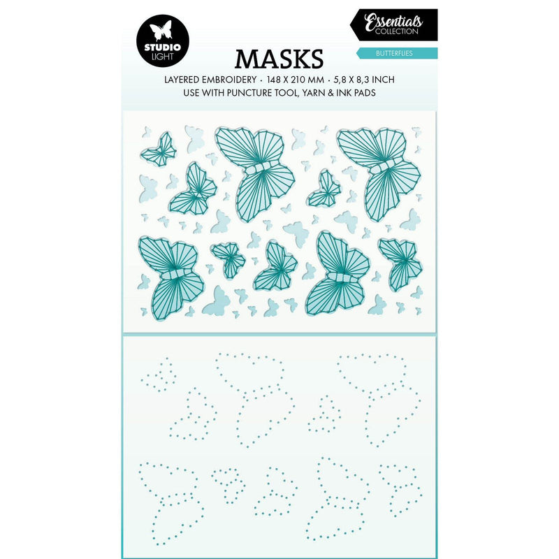 Studio light • essentials puncture tool mask butterflies