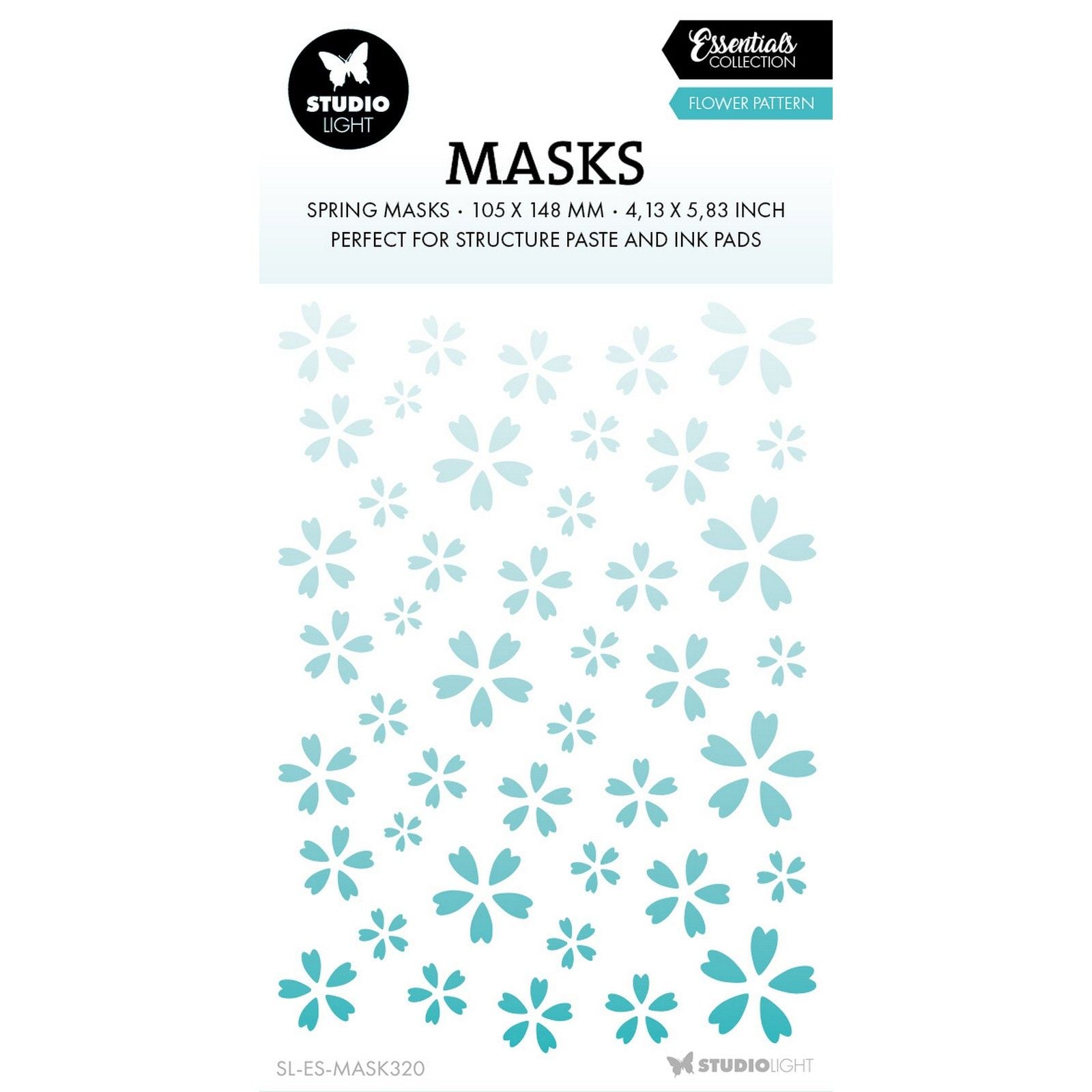 Studio light • essentials mask flowers background