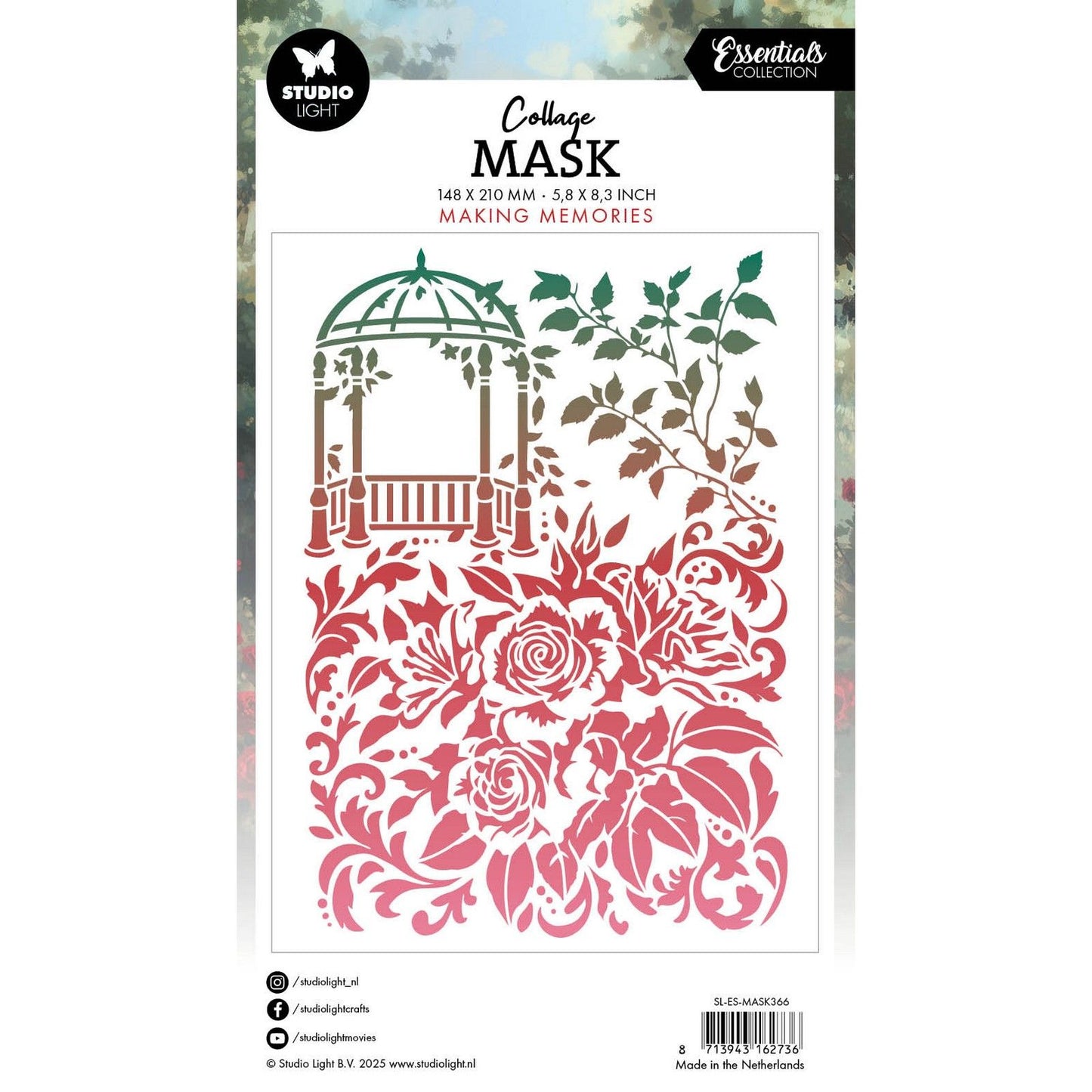Studio light • essentials mask stencil making memories