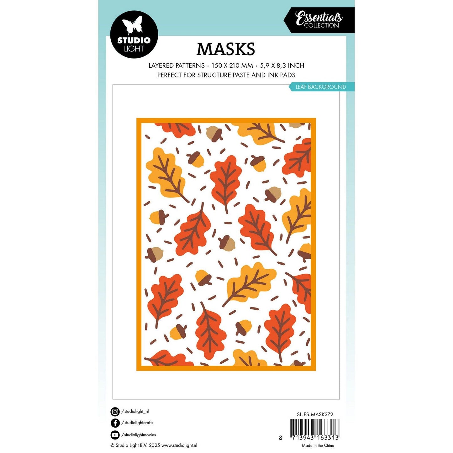 Studio light • essentials mask leaf background