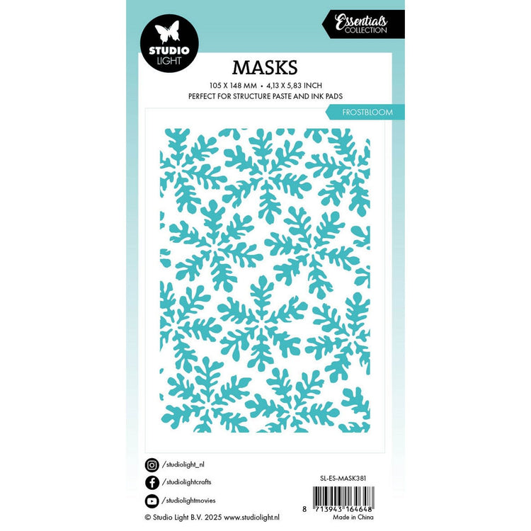 Studio light • mask frostbloom essentials 105x148x1mm