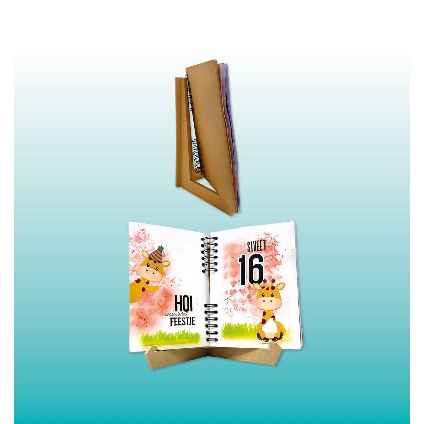 Studio light • essentials journal canvas stand mdf a5