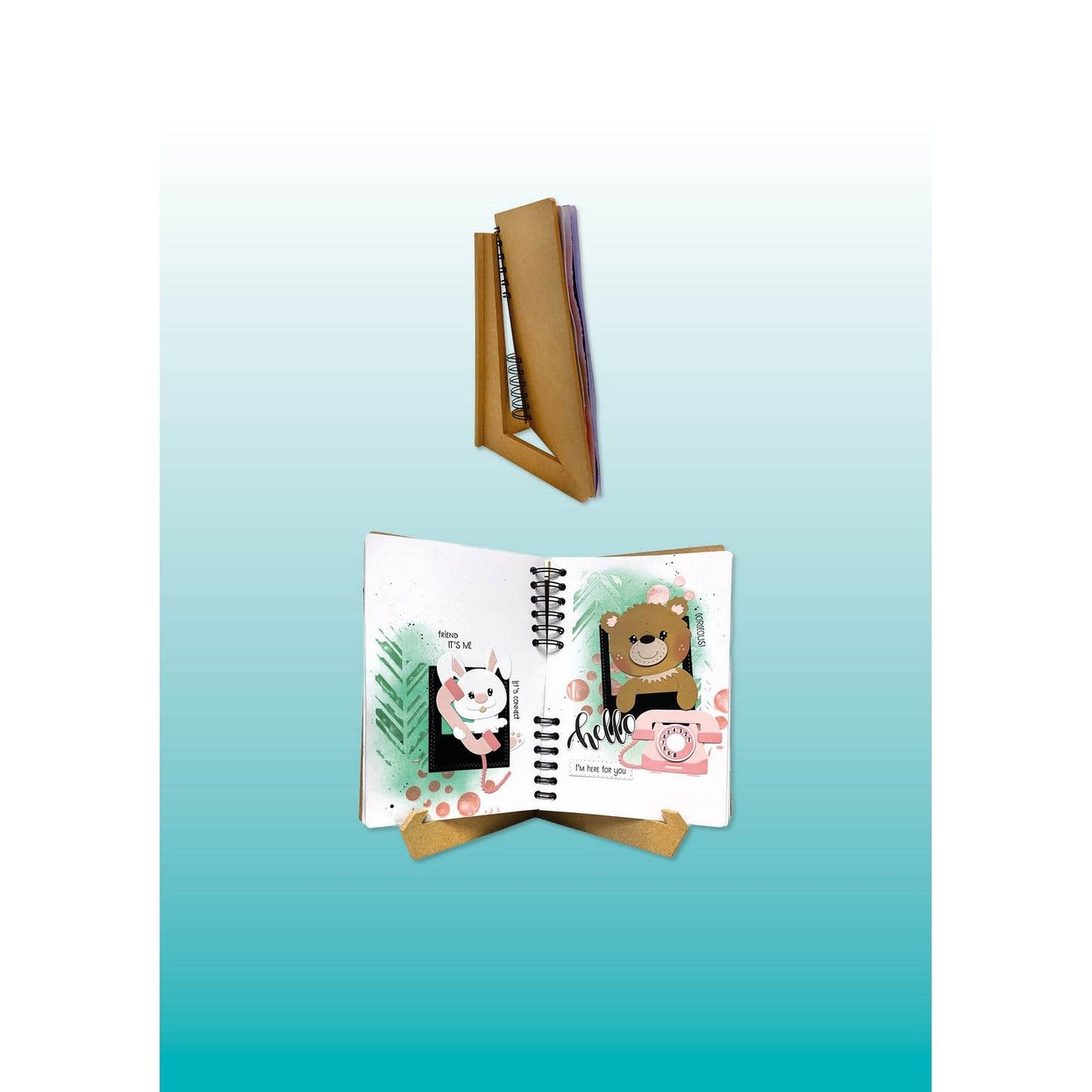Studio light • essentials journal canvas stand mdf a4