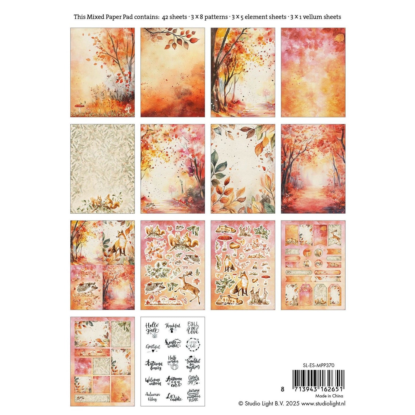 Studio light • essentials mixed paper pad autumn
