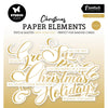 Studio light • essentials paper elements gold sentiments classic