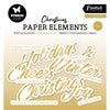 Studio light • essentials paper elements gold sentiments trendy
