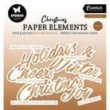 Studio light • essentials paper elements bronze sentiments trendy - afbeelding 1