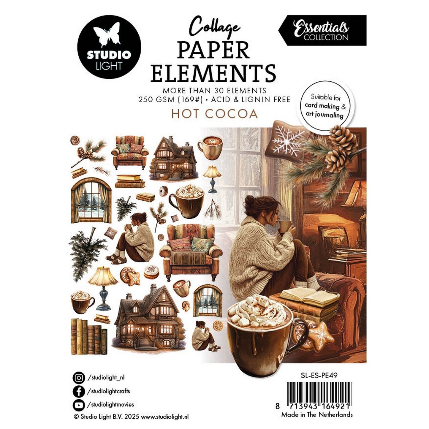Studio light • essentials paper elements hot cocoa