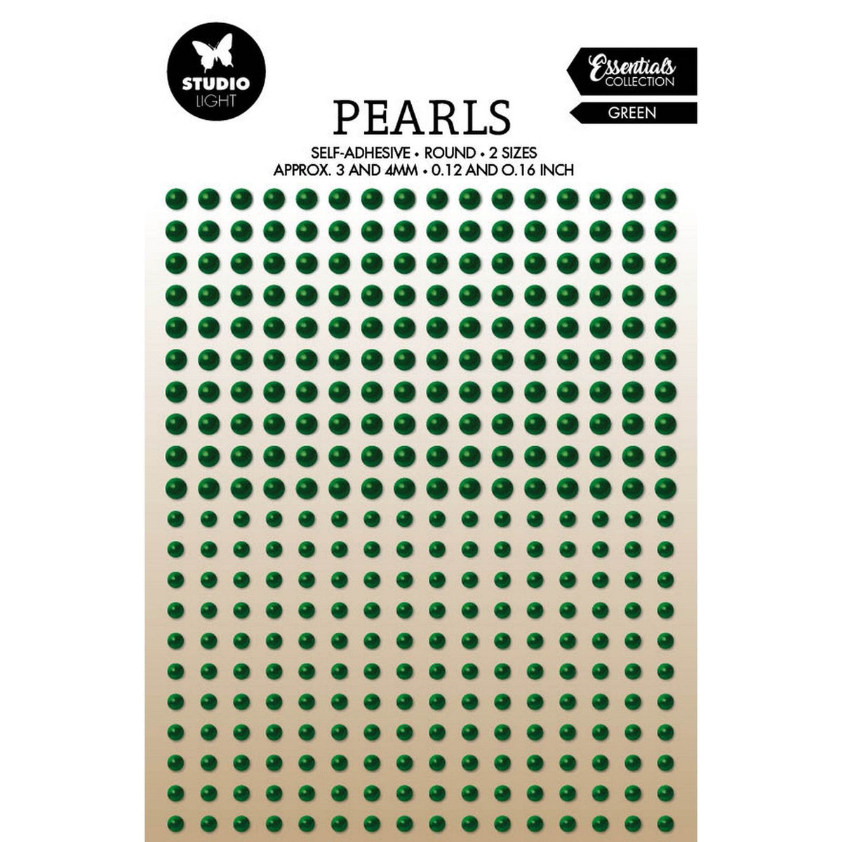 Studio light • essentials self-adhesive pearls green