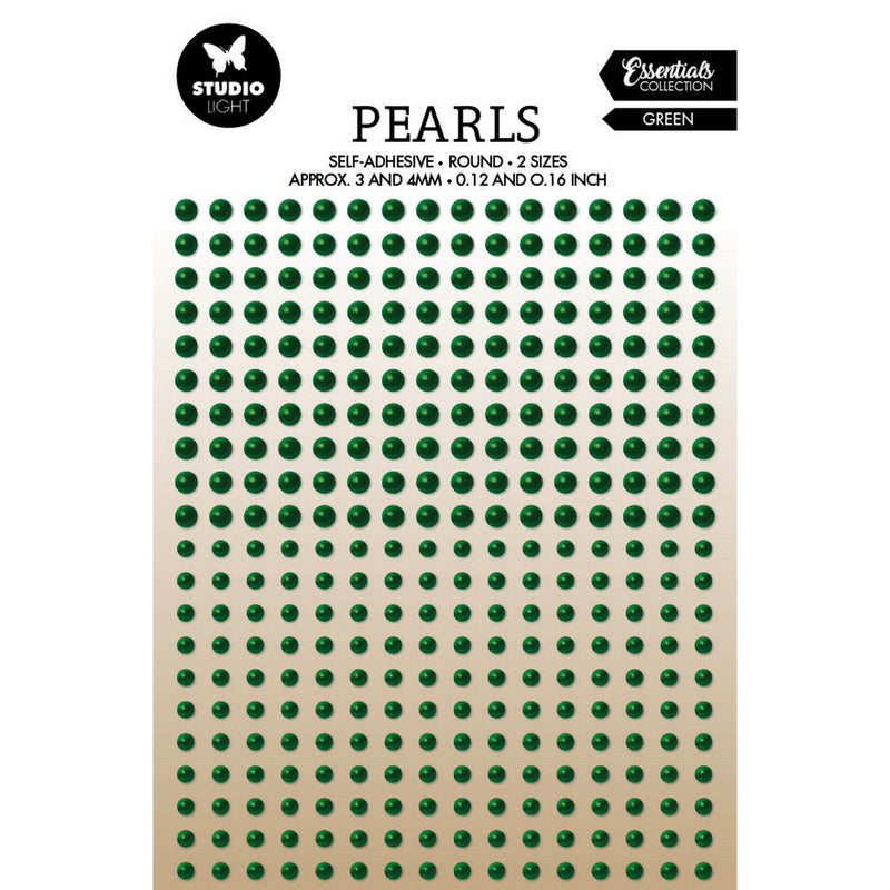 Studio light • essentials self-adhesive pearls green