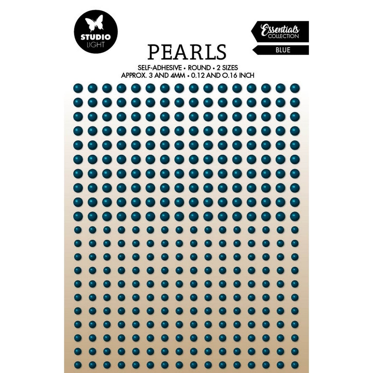 Studio light • essentials self-adhesive pearls blue