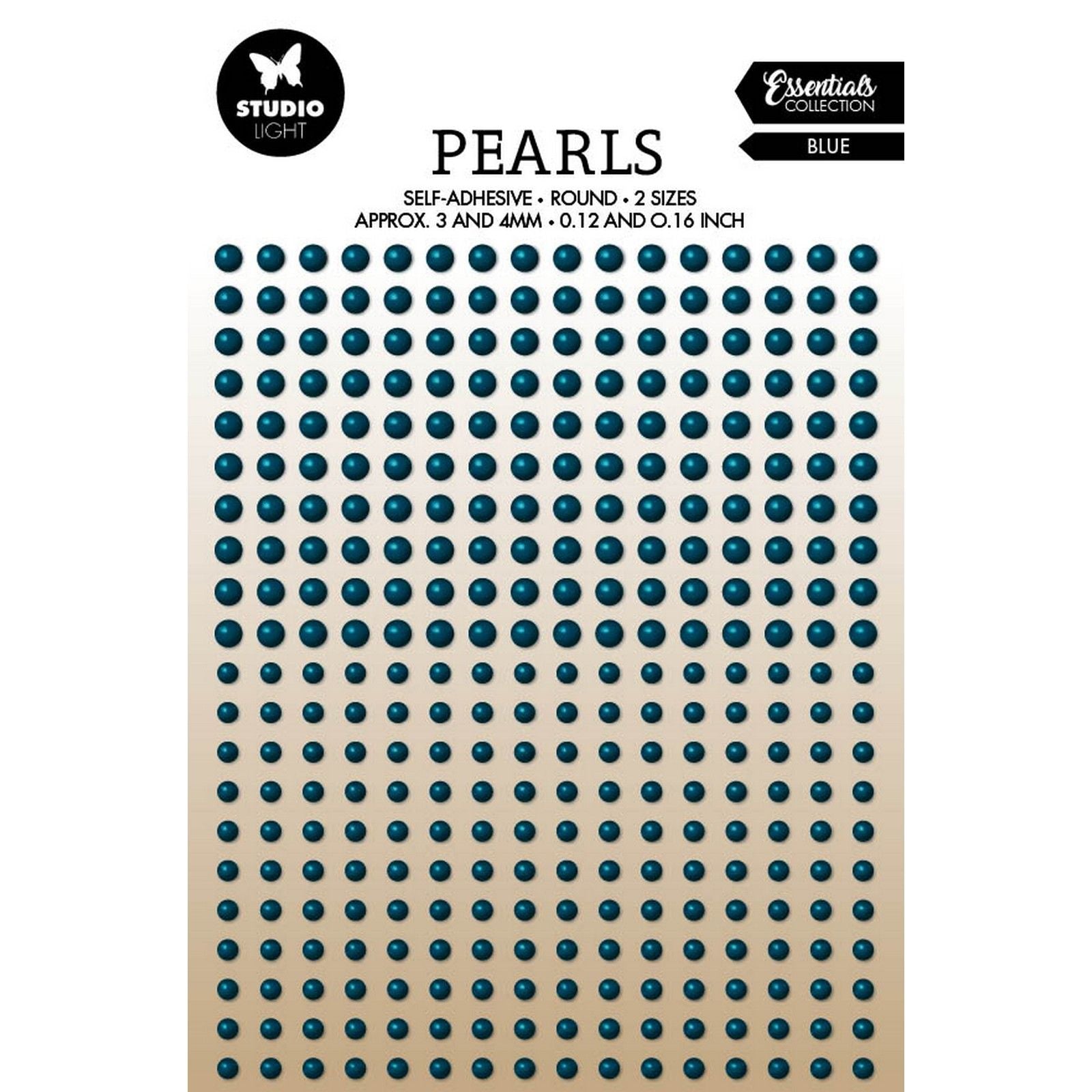 Studio light • essentials self-adhesive pearls blue