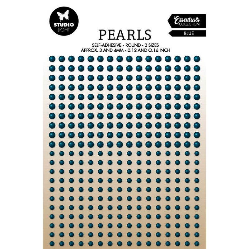 Studio light • essentials self-adhesive pearls blue