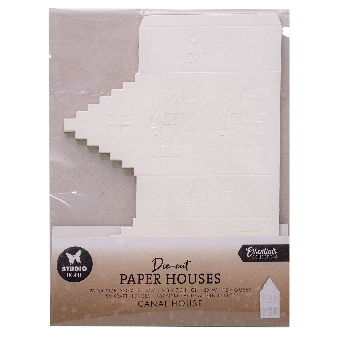 Studio light • essentials die-cut paper houses canal house