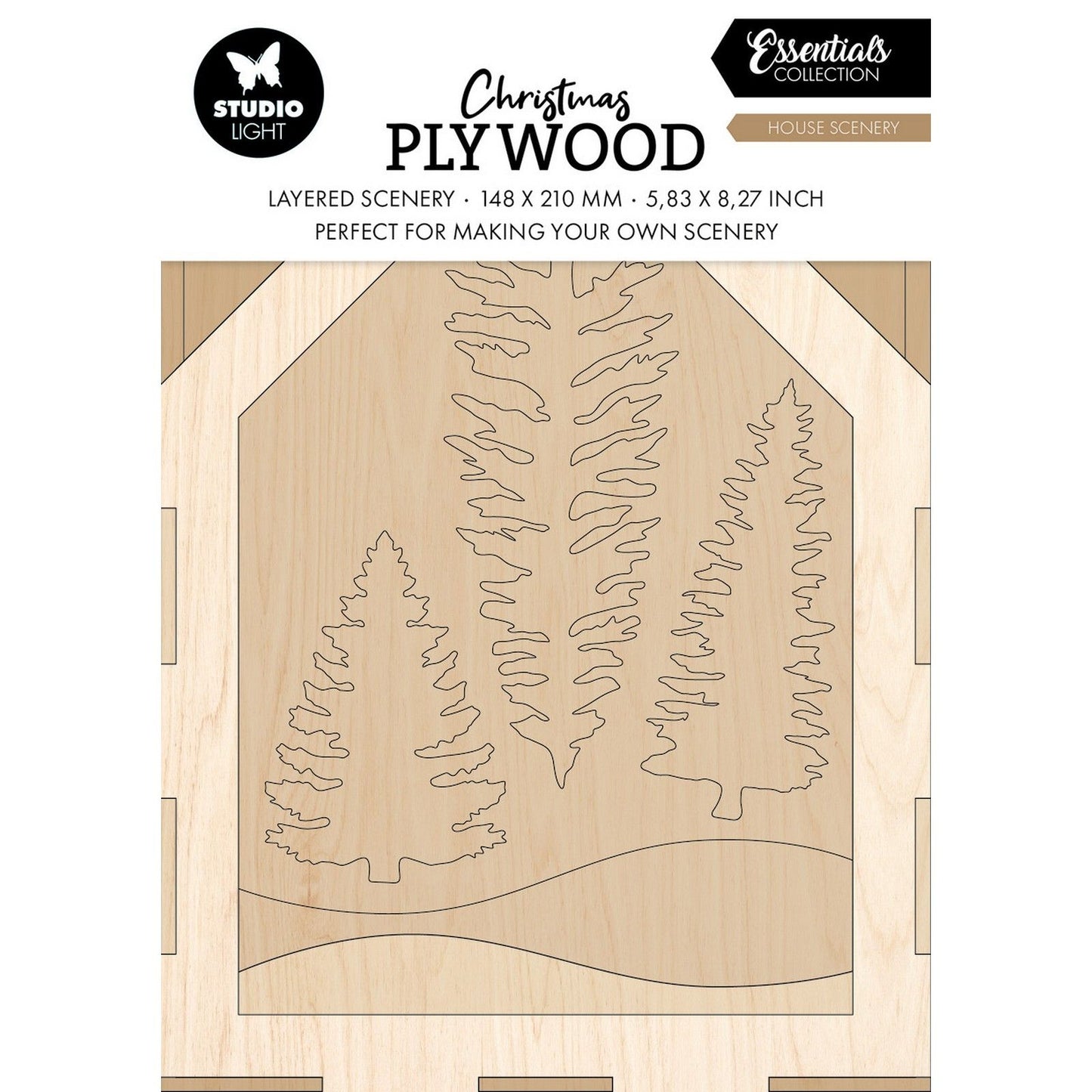 Studio light • essentials plywood house scenery