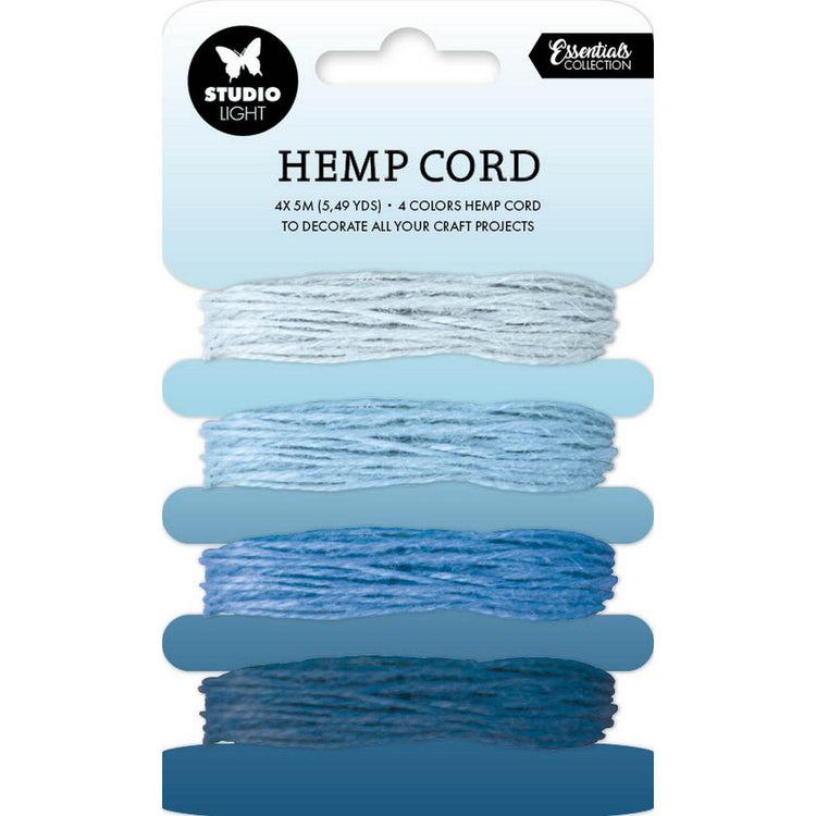 Studio light • consumables hemp cord shades of blue