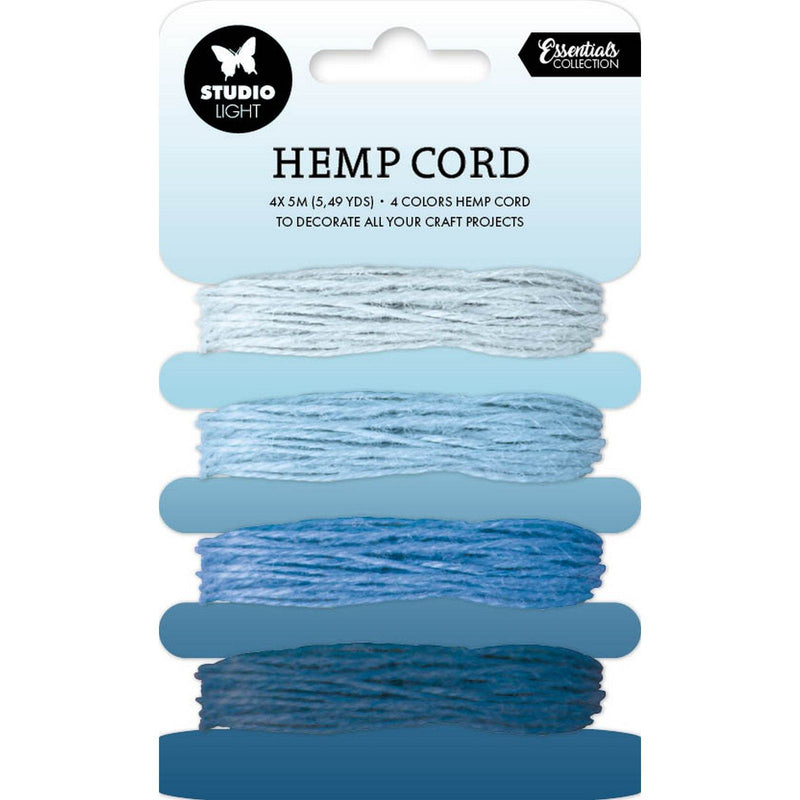 Studio light • consumables hemp cord shades of blue