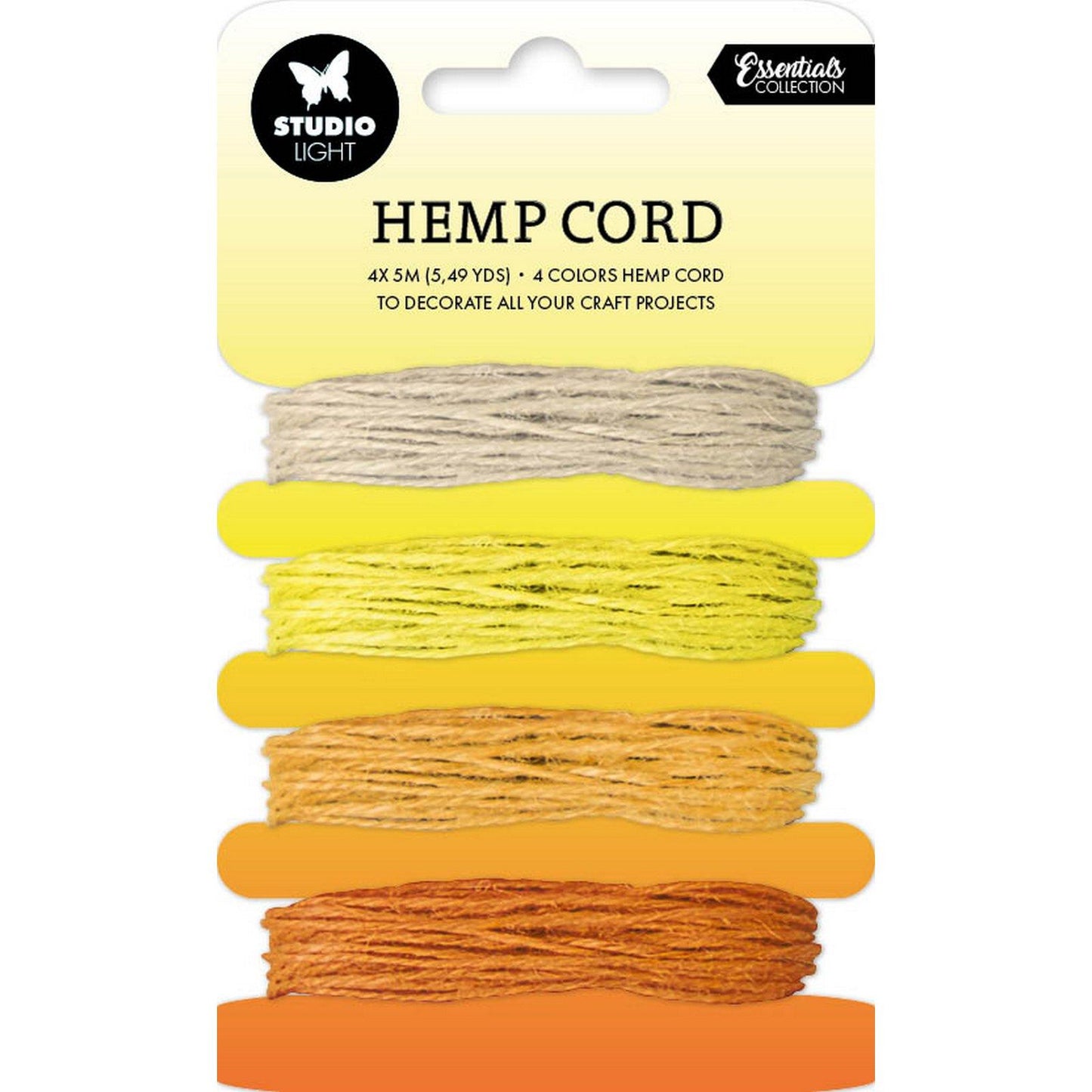 Studio light • consumables hemp cord shades of yellow