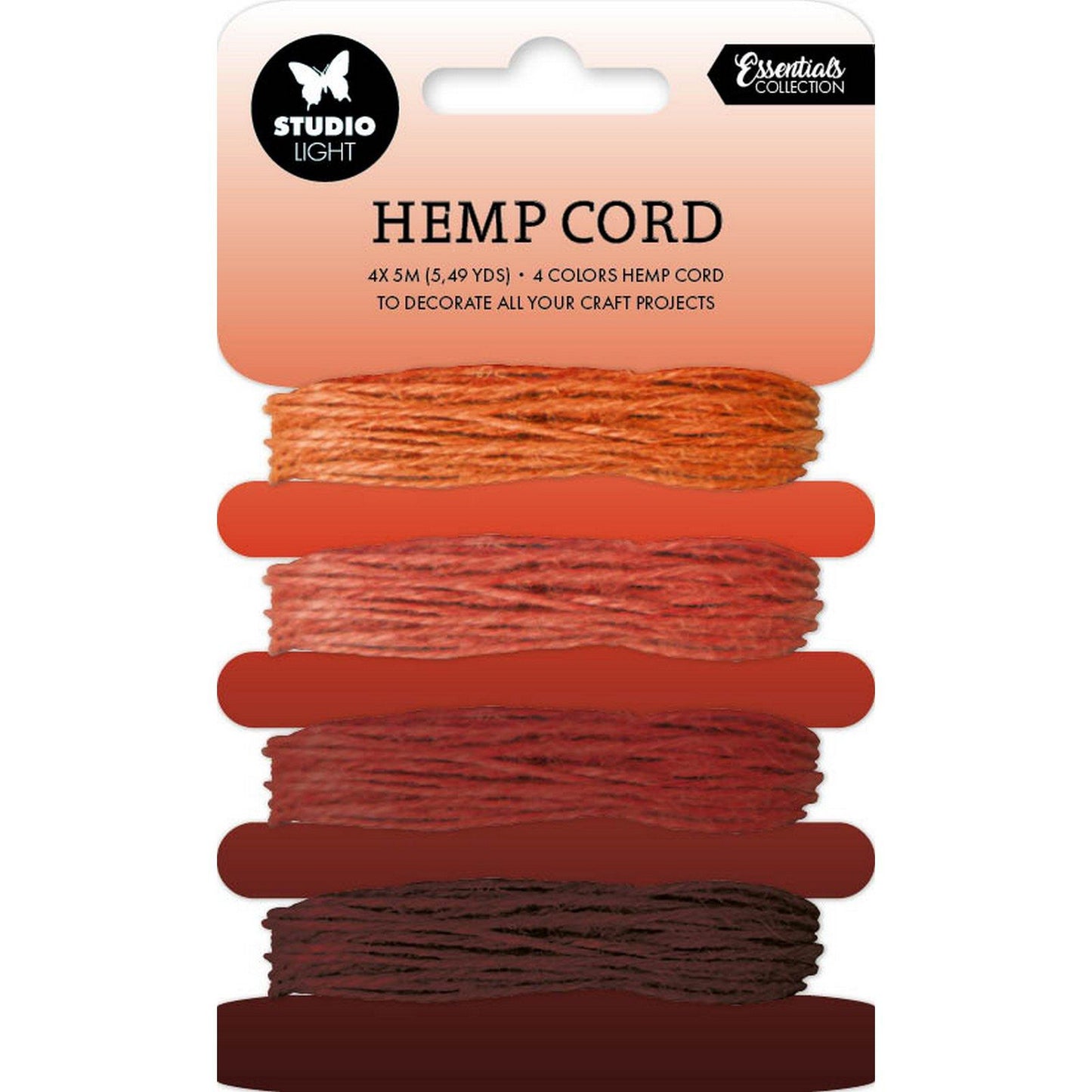 Studio light • consumables hemp cord shades of orange