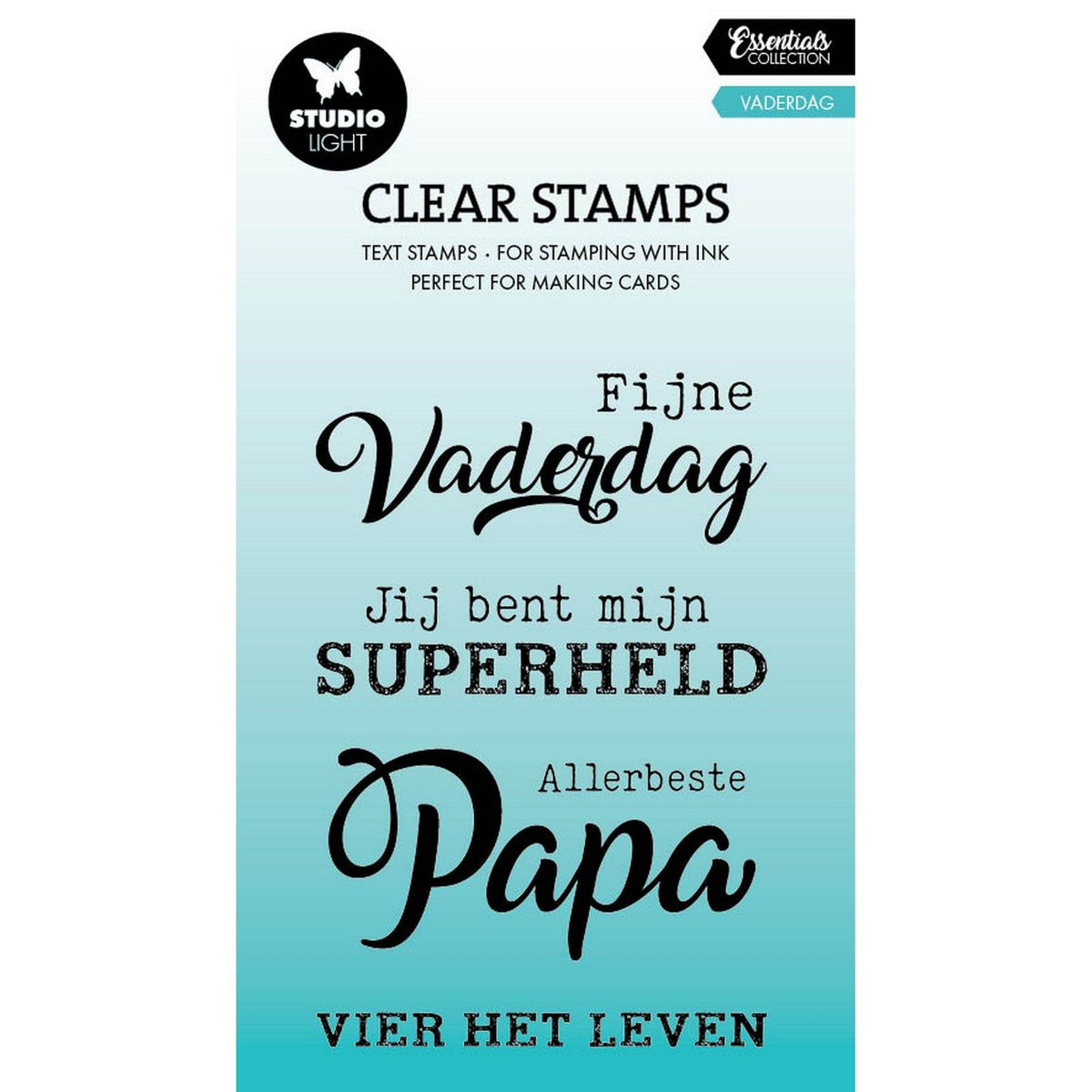 Studio light • essentials clear stamp vaderdag