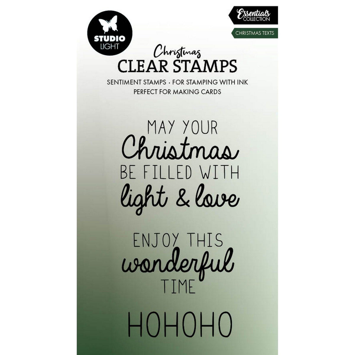 Studio light • essentials clear stamp christmas texts
