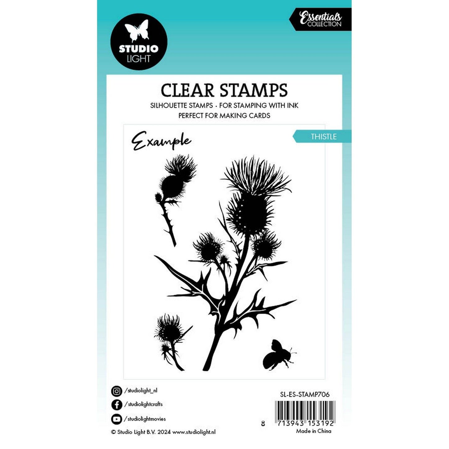 Studio light • essentials clear stamp thistle