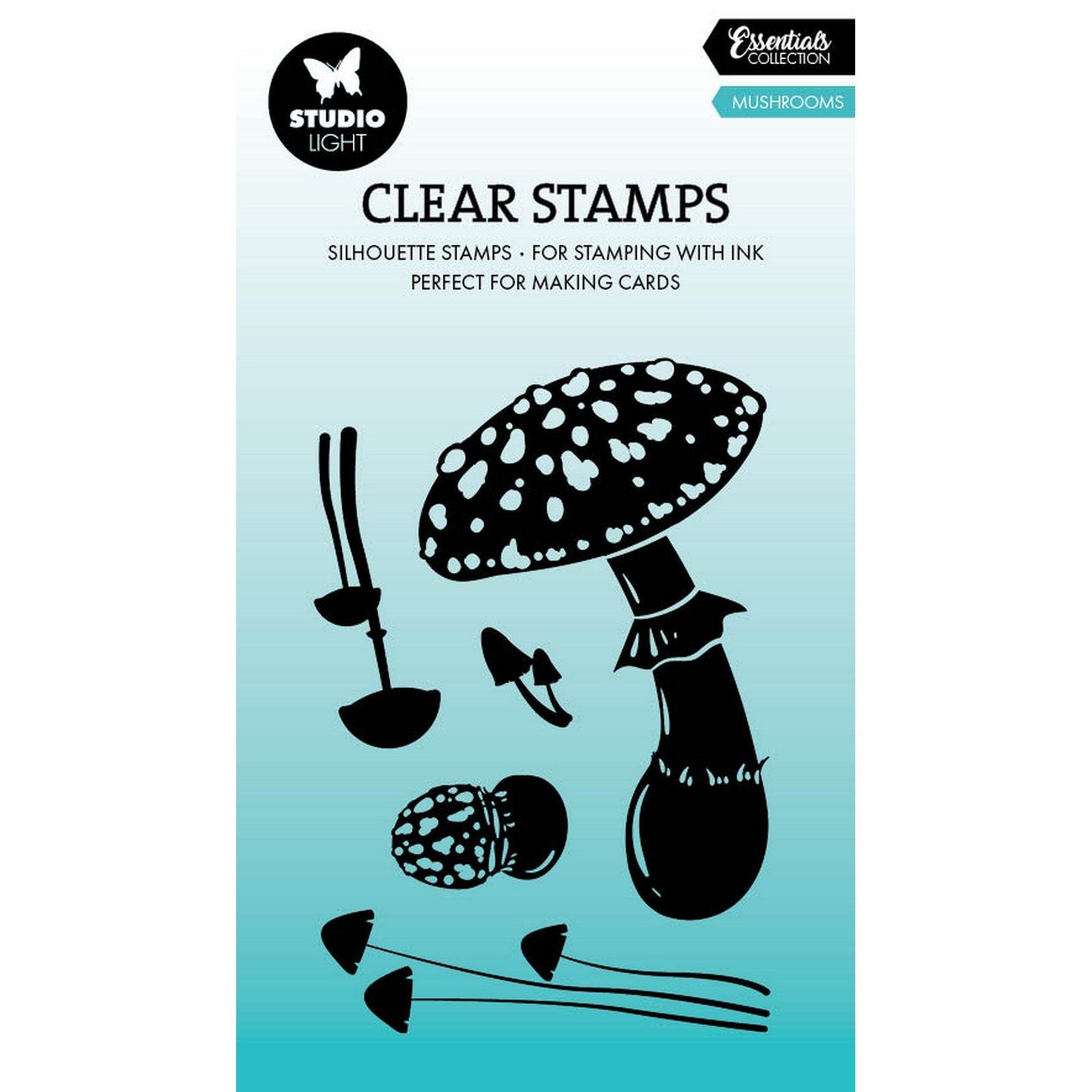 Studio light • essentials clear stamp mushrooms