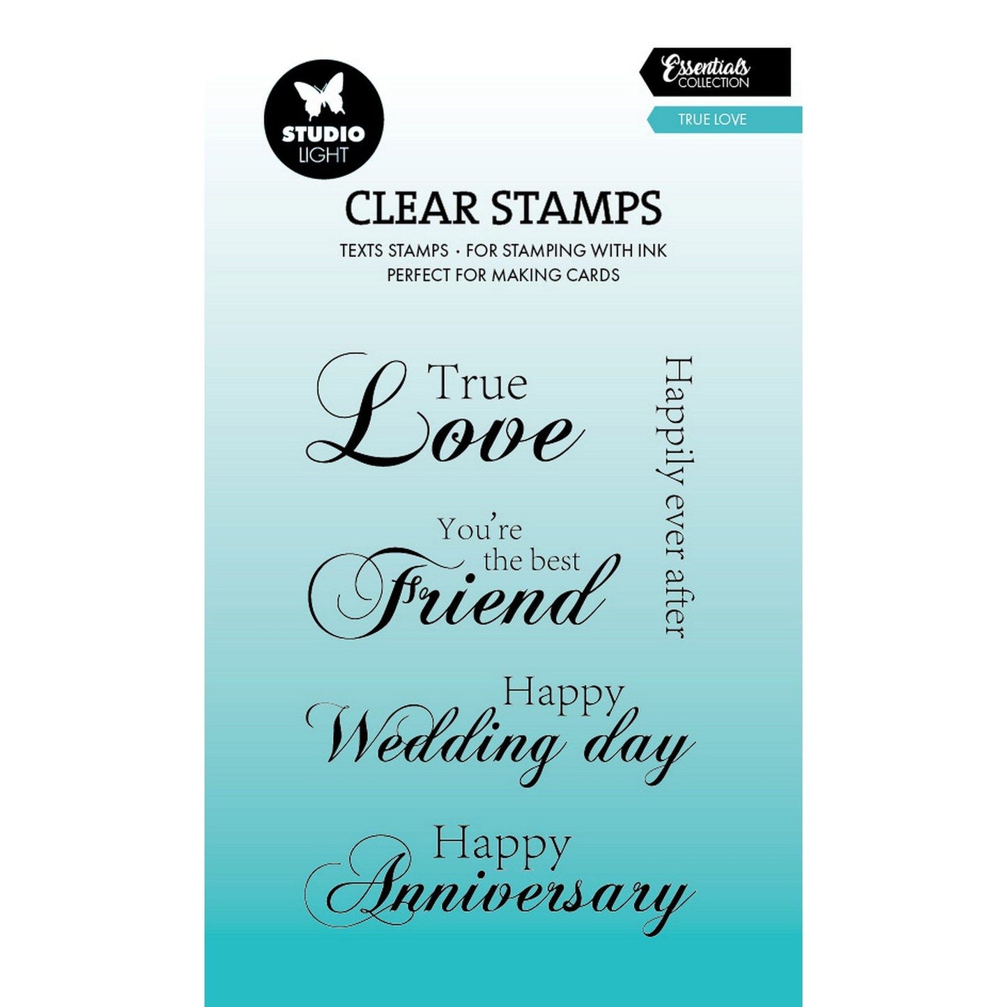 Studio light • essentials clear stamp true love