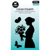 Studio light • essentials clear stamp flower lady