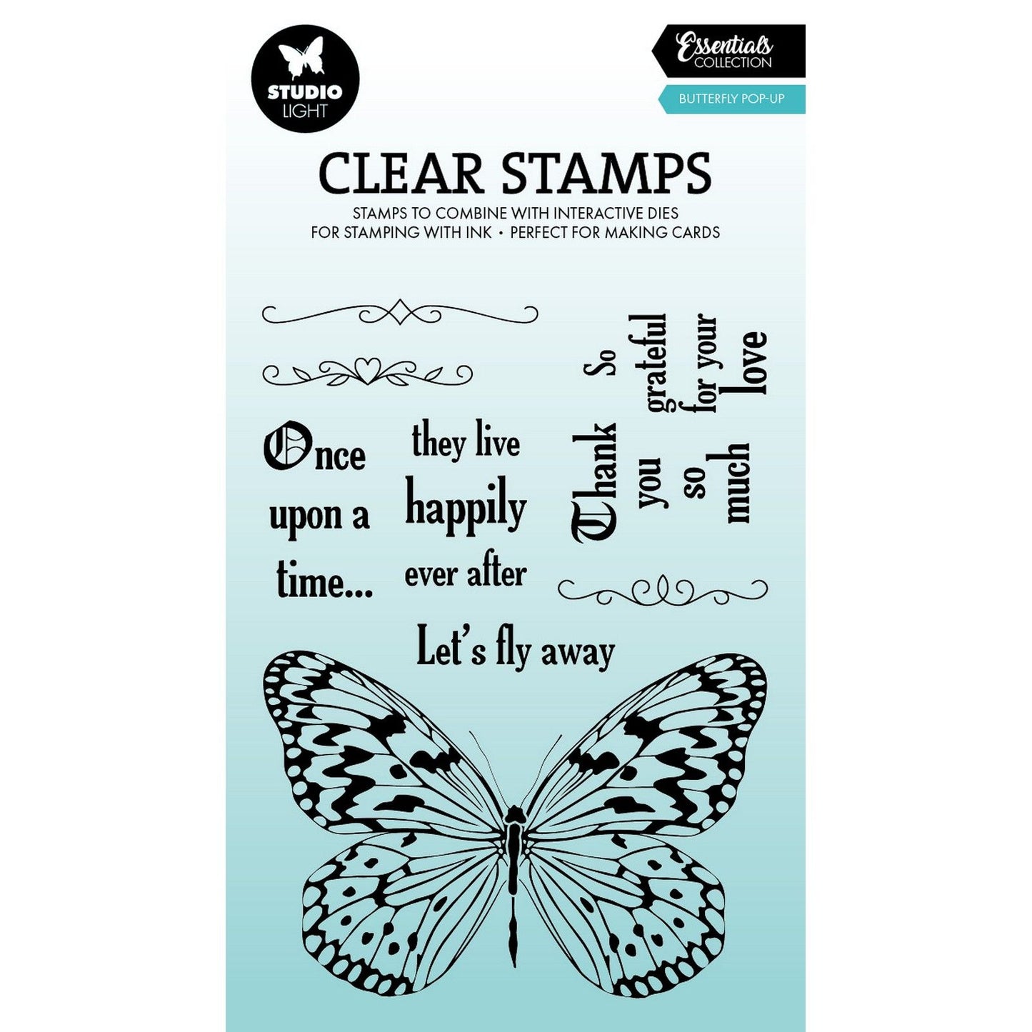 Studio light • essentials clear stamp pop-up
