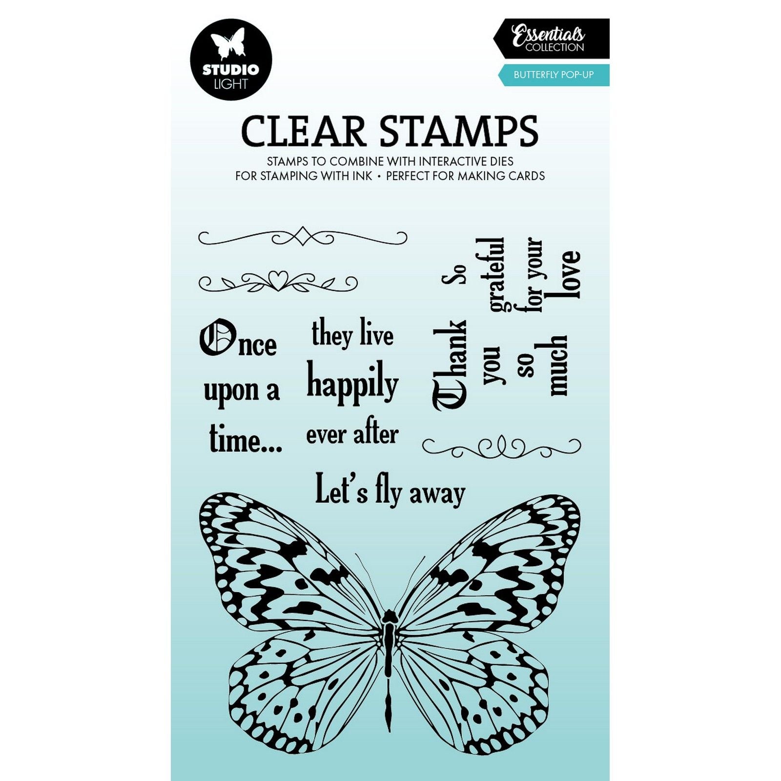 Studio light • essentials clear stamp pop-up