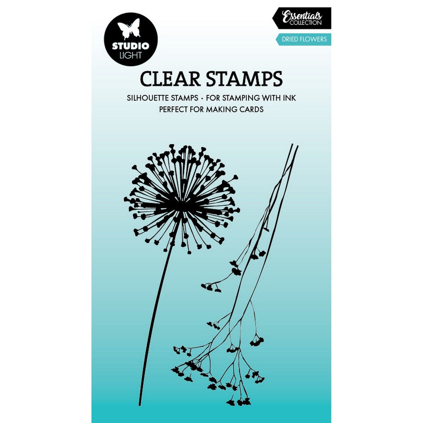 Studio light • essentials clear stamp dried flowers