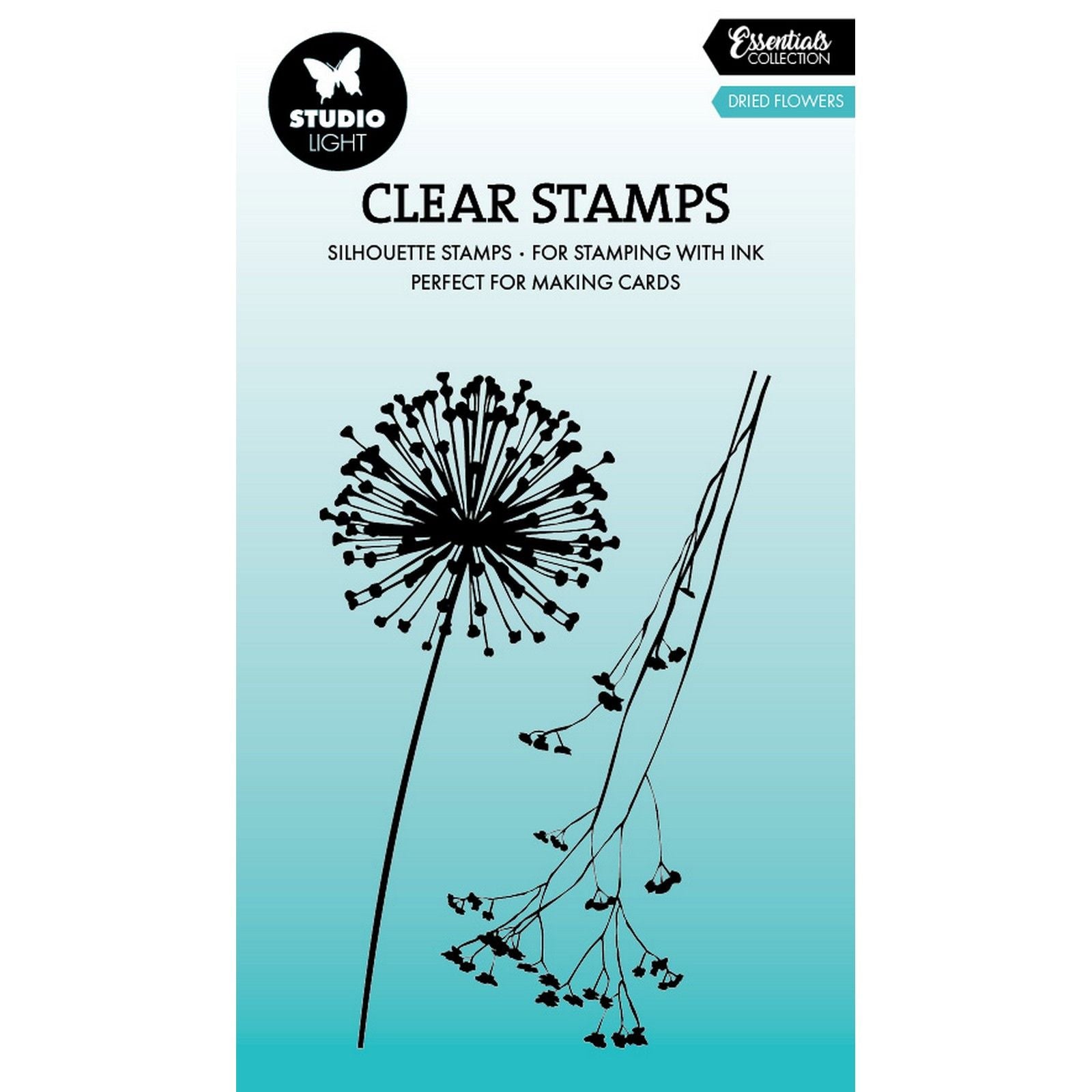 Studio light • essentials clear stamp dried flowers