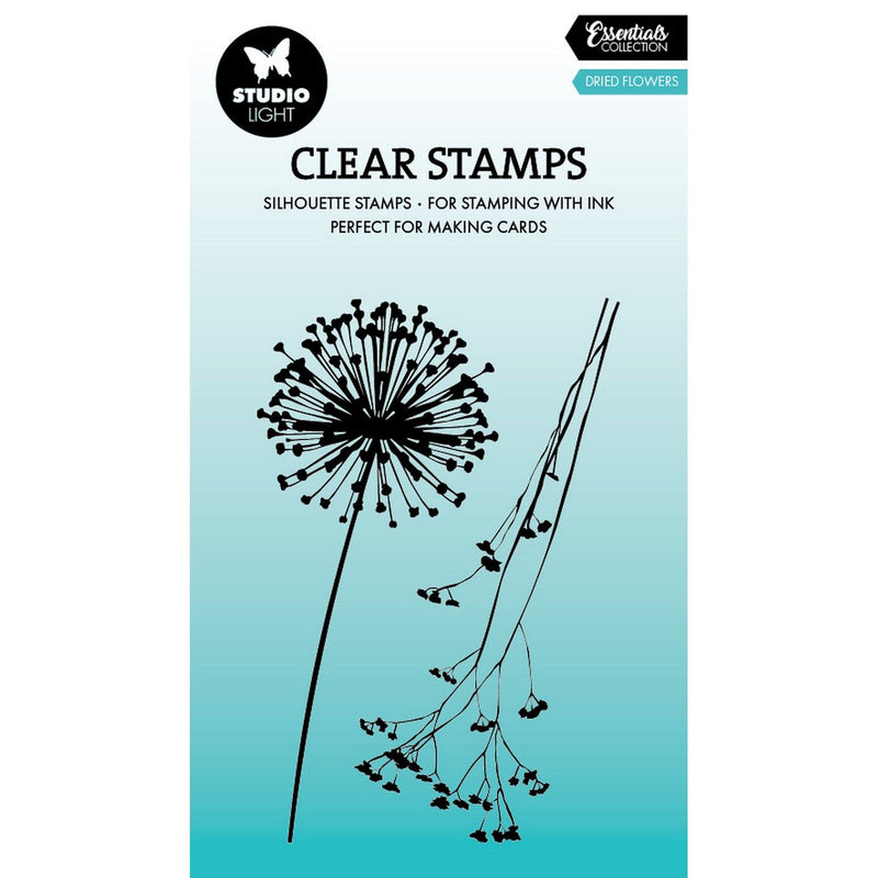Studio light • essentials clear stamp dried flowers