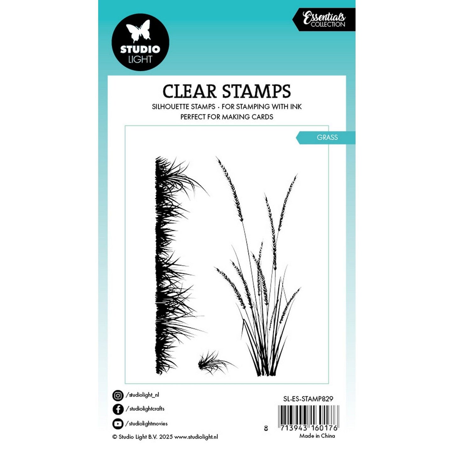 Studio light • essentials clear stamp grass