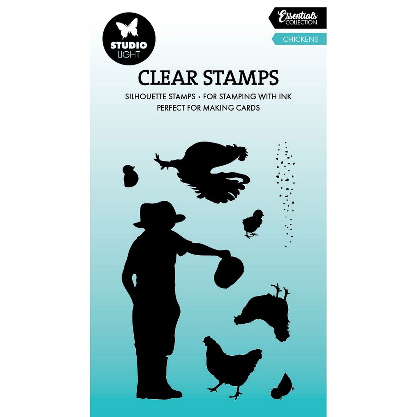 Studio light • essentials clear stamp chickens
