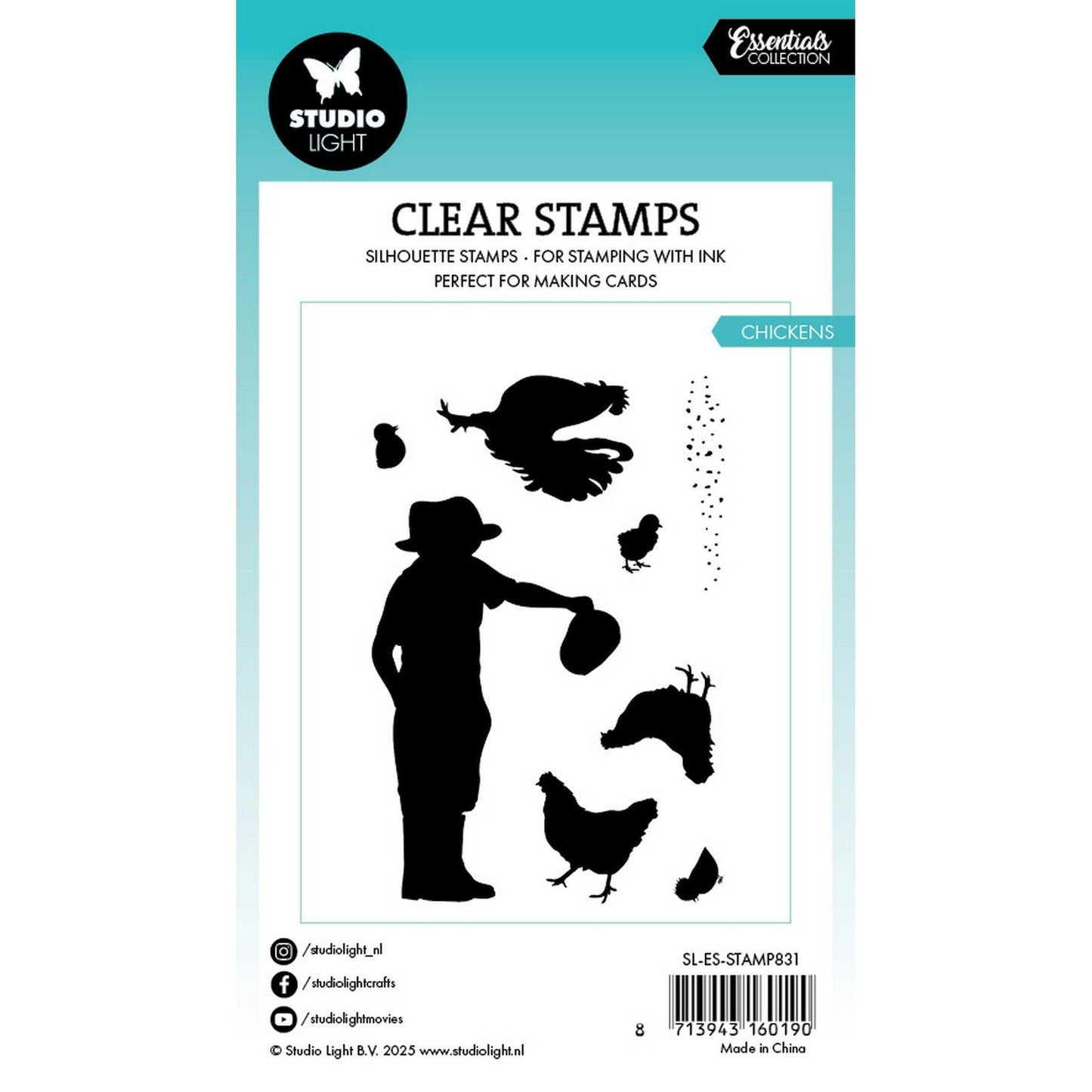 Studio light • essentials clear stamp chickens
