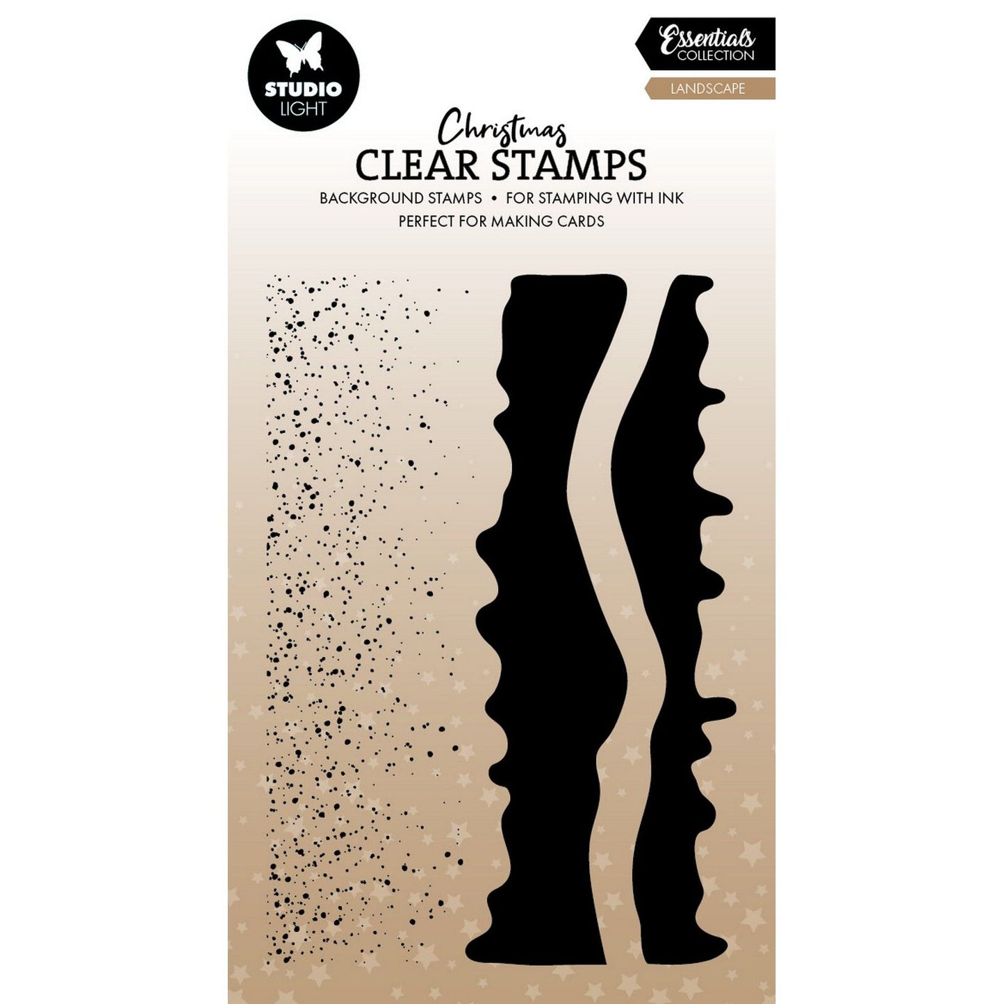 Studio light • essentials clear stamp snow landscape