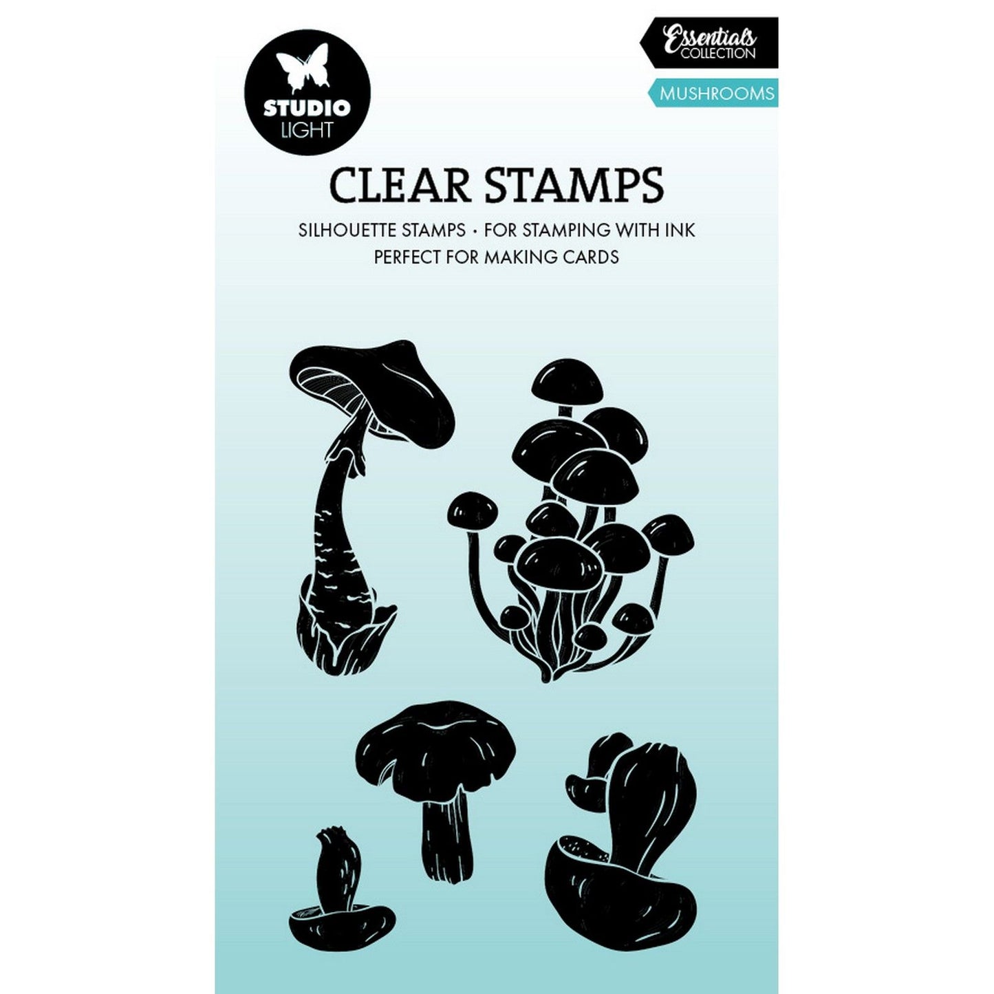 Studio light • essentials clear stamp mushrooms