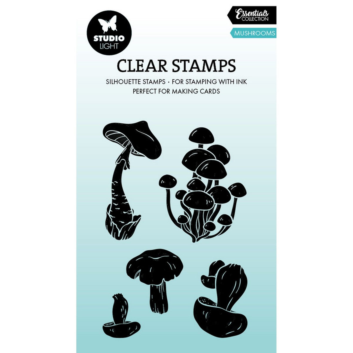 Studio light • essentials clear stamp mushrooms