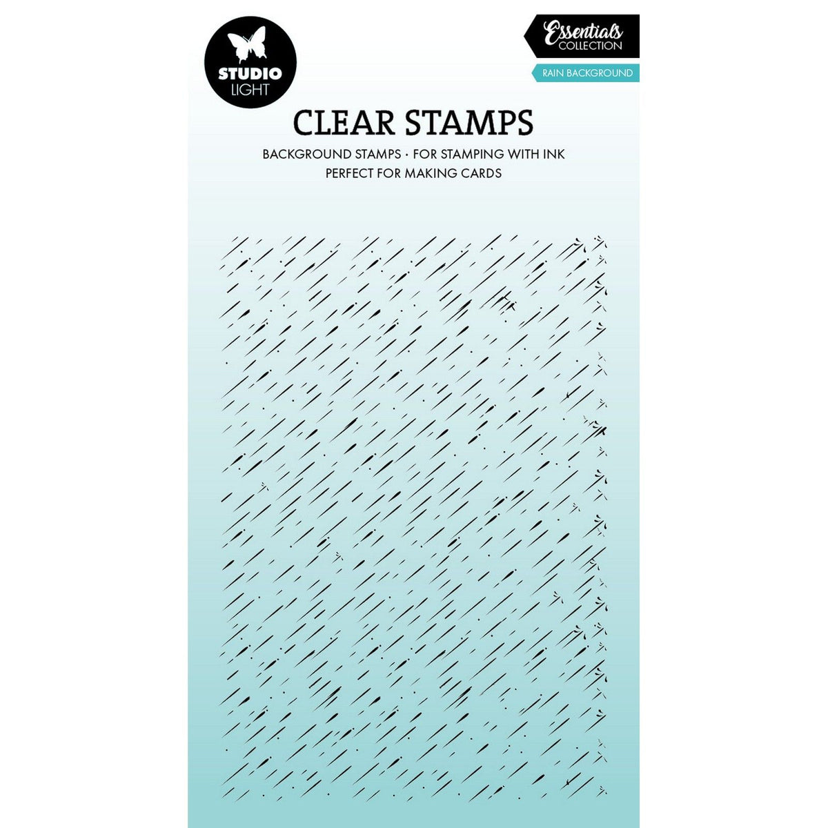 Studio light • essentials clear stamp rain background