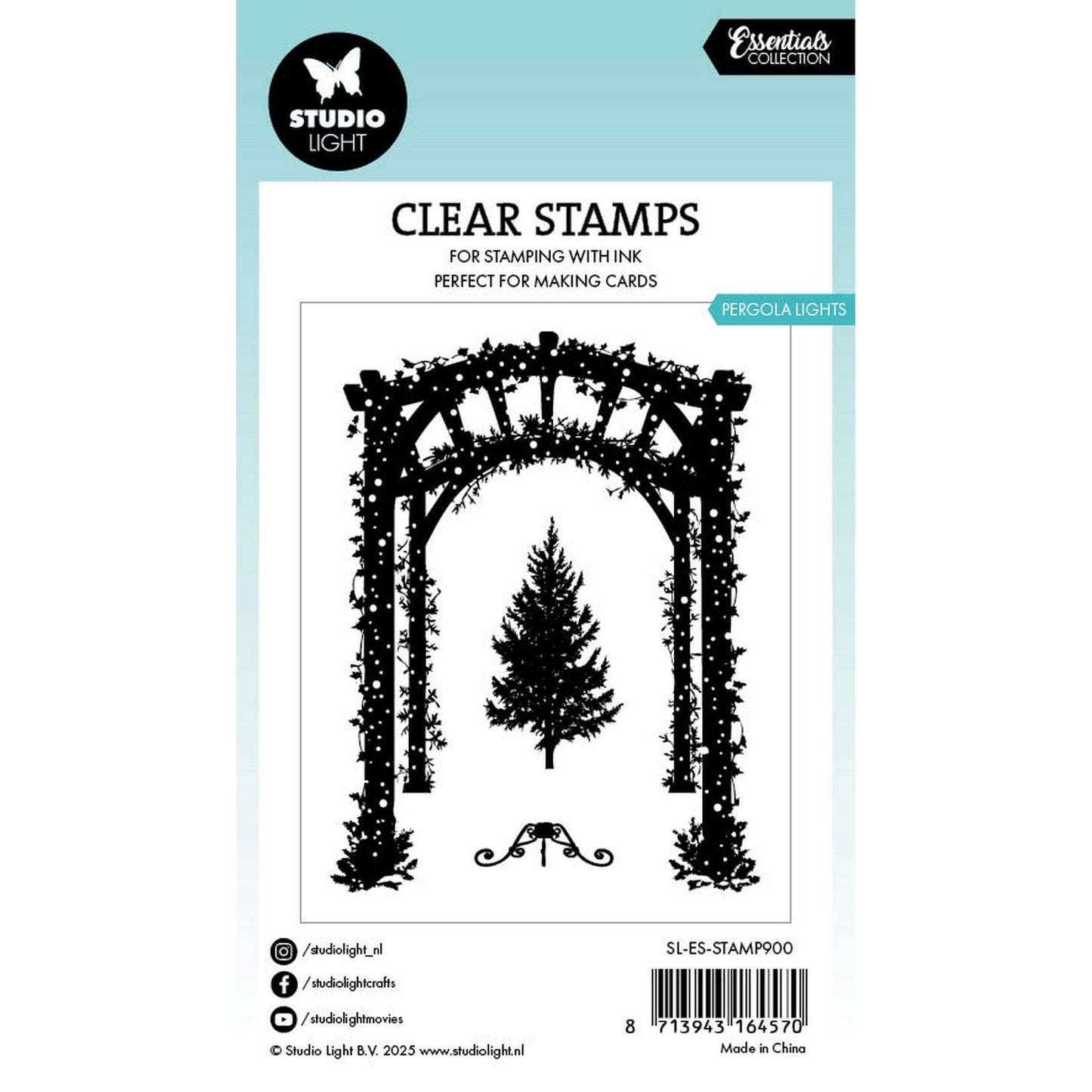 Studio light • clear stamp pergola lights essentials 68x88x3mm 3 pieces