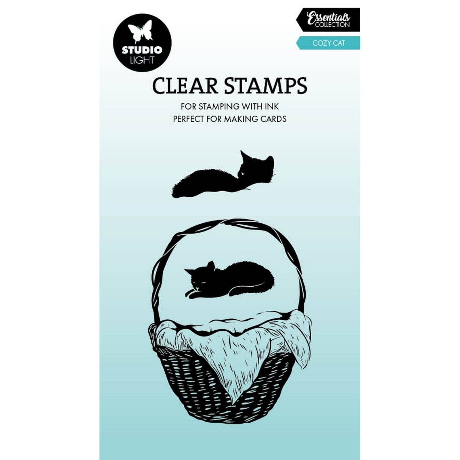 Studio light • clear stamp cozy cat essentials 53x89x3mm 3 pieces