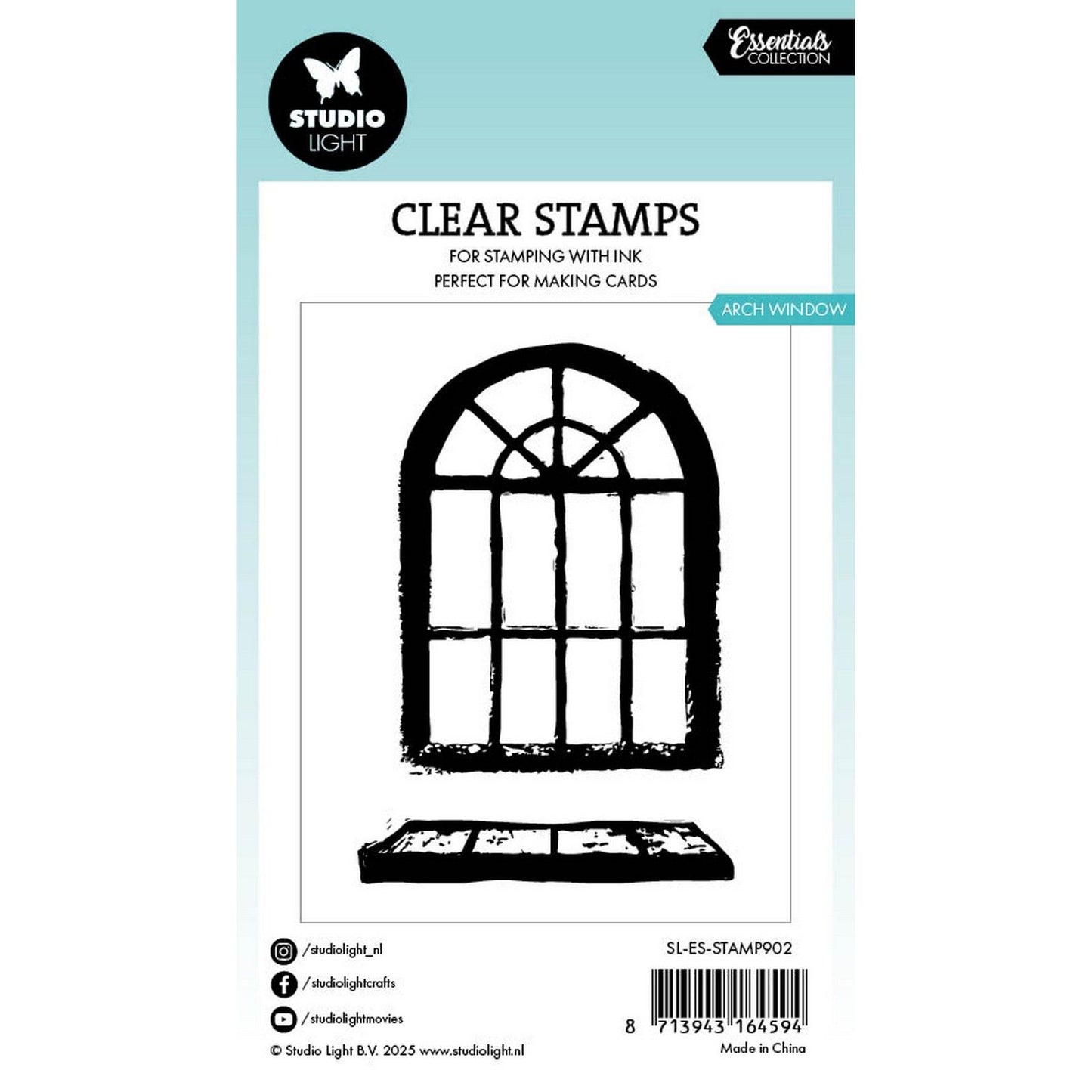 Studio light • clear stamp arch window essentials 60x86x3mm 2 pieces