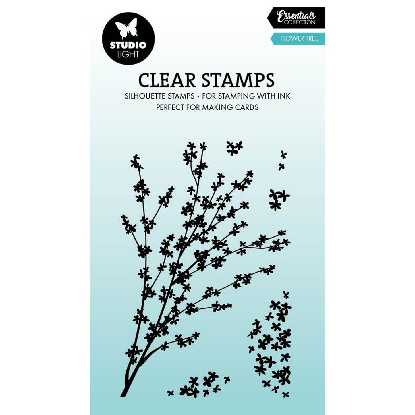 Studio light • essentials clear stamp flower tree
