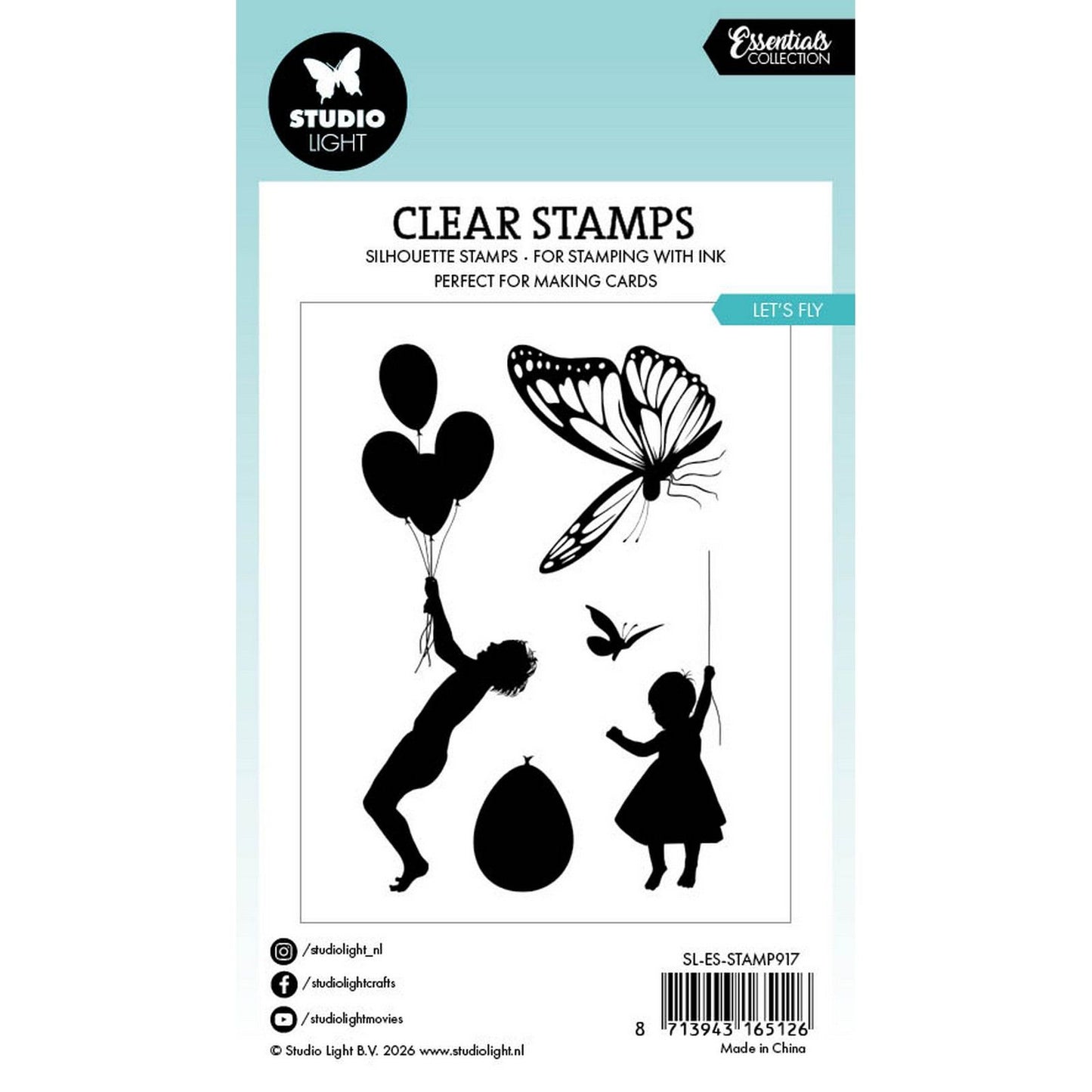 Studio light • essentials clear stamp let's fly
