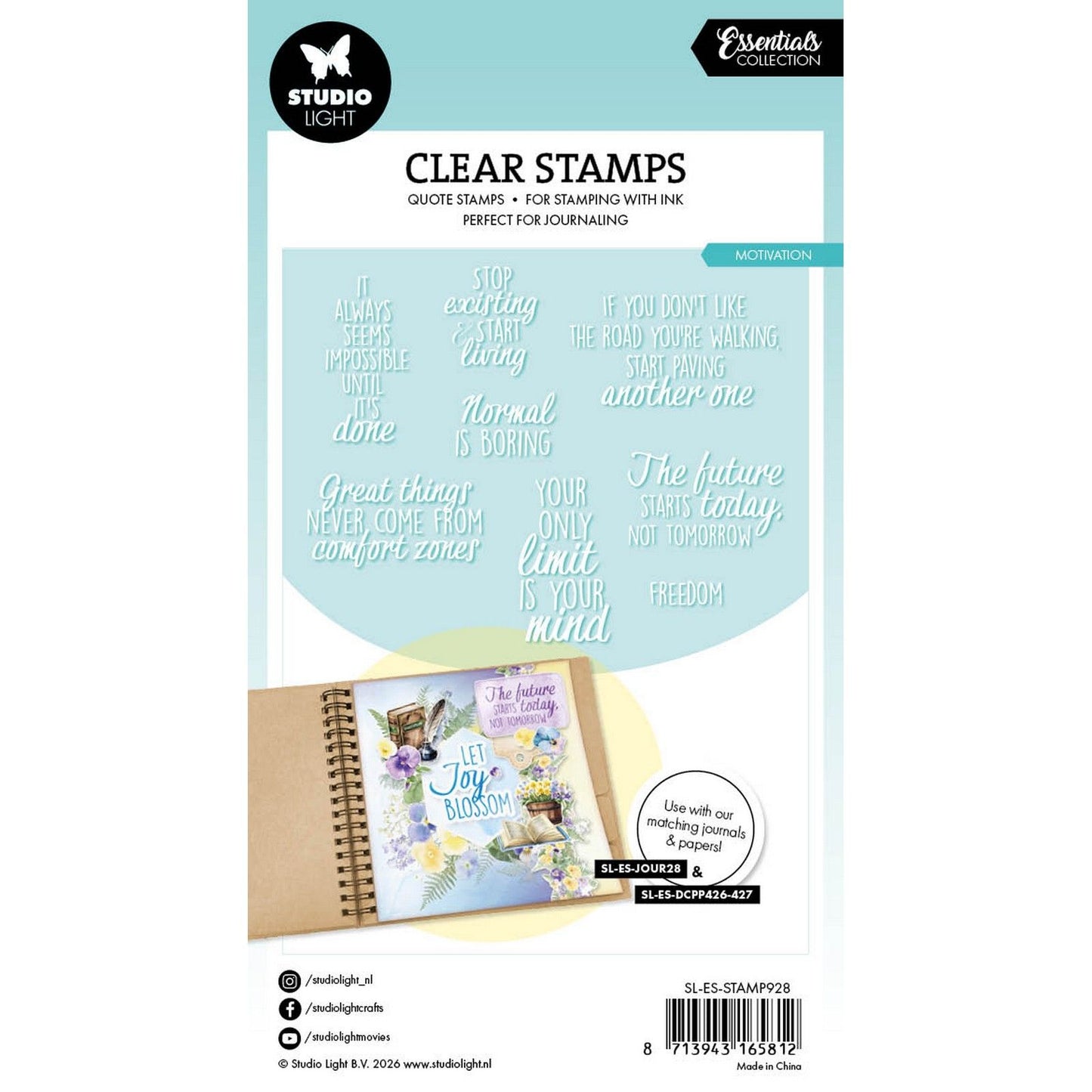 Studio light • essentials clear stamp quotes motivation