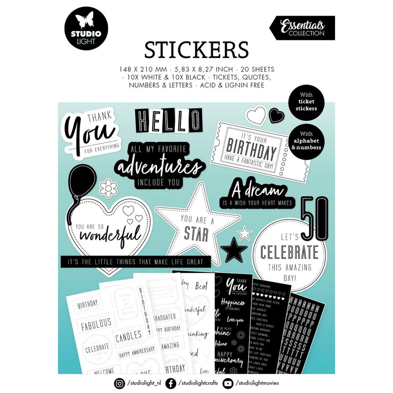 Studio light • essentials sticker block sentiments